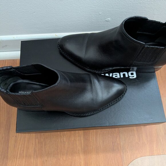 Alexander Wang Leather Kori Ankle Boots - Picture 3 of 6